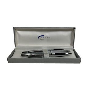 Vintage Cross Pen and Pencil Set with Box Silver Works